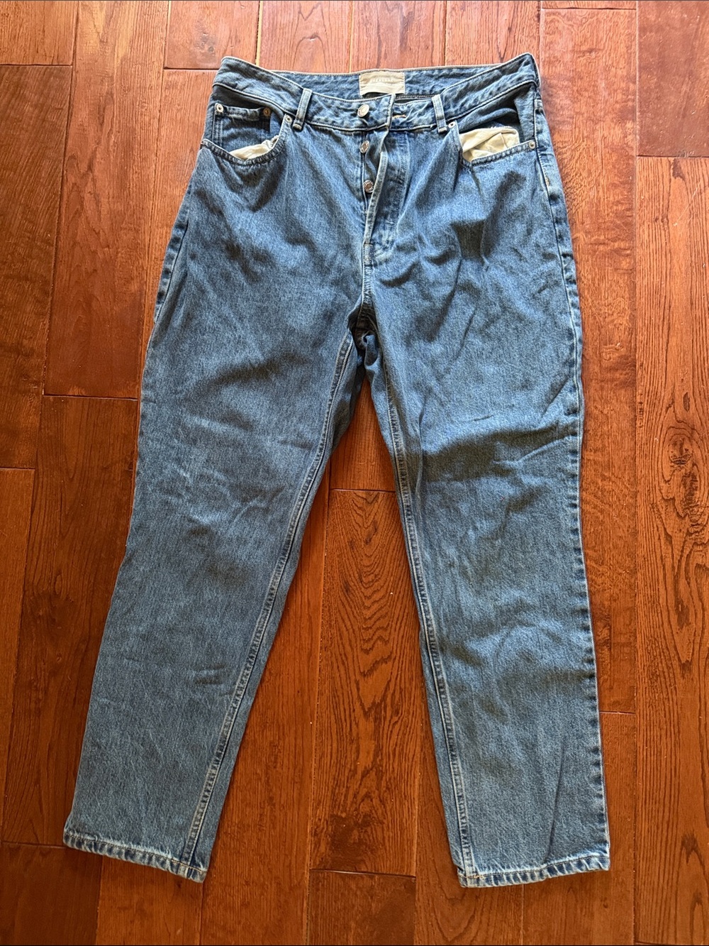 Everlane 100% Organic Cotton Classic Indigo Straight-Leg Jeans